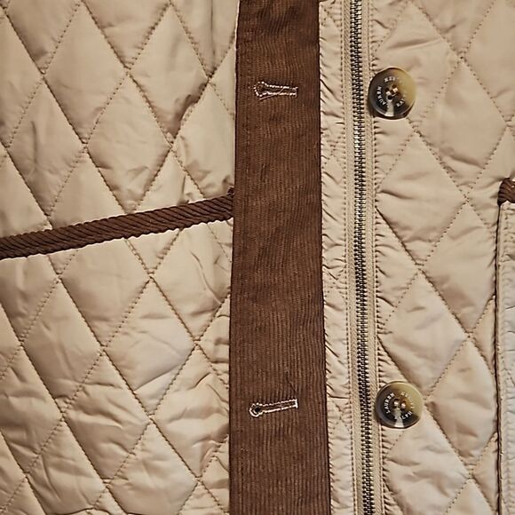 Lauren Ralph Embroidered Quilted Hooded Jacket Size:XL  NWT - Picture 6 of 11